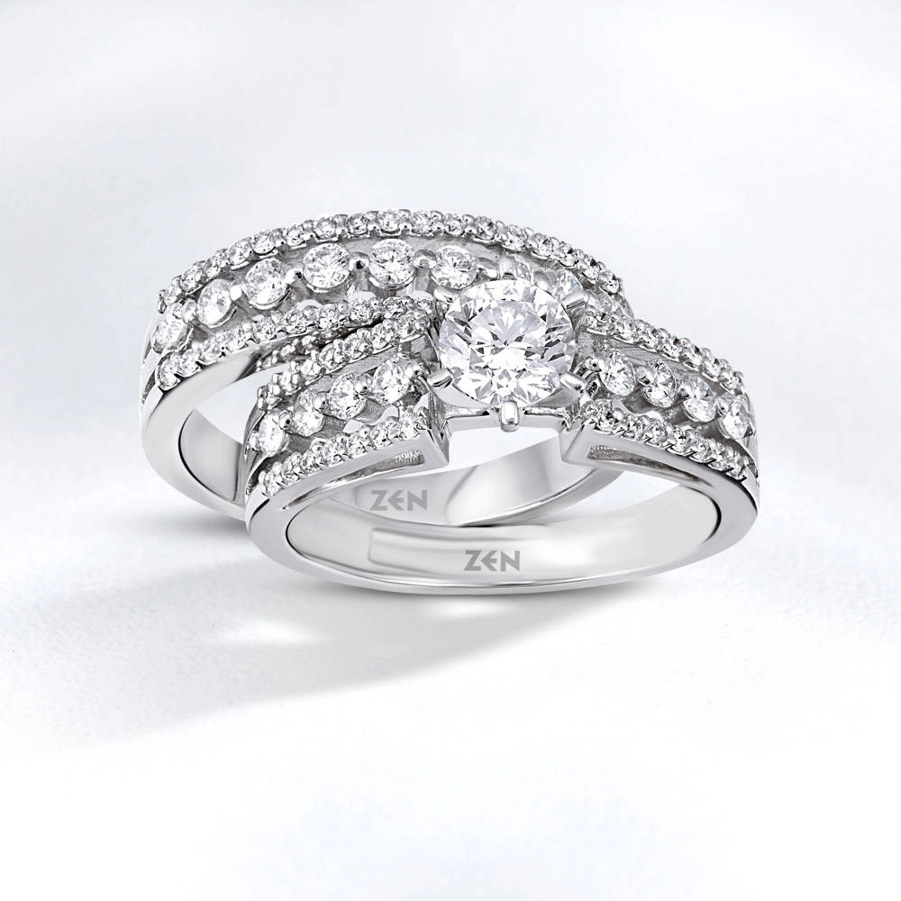 1.25 ct. Modern Diamond Engagement Ring
