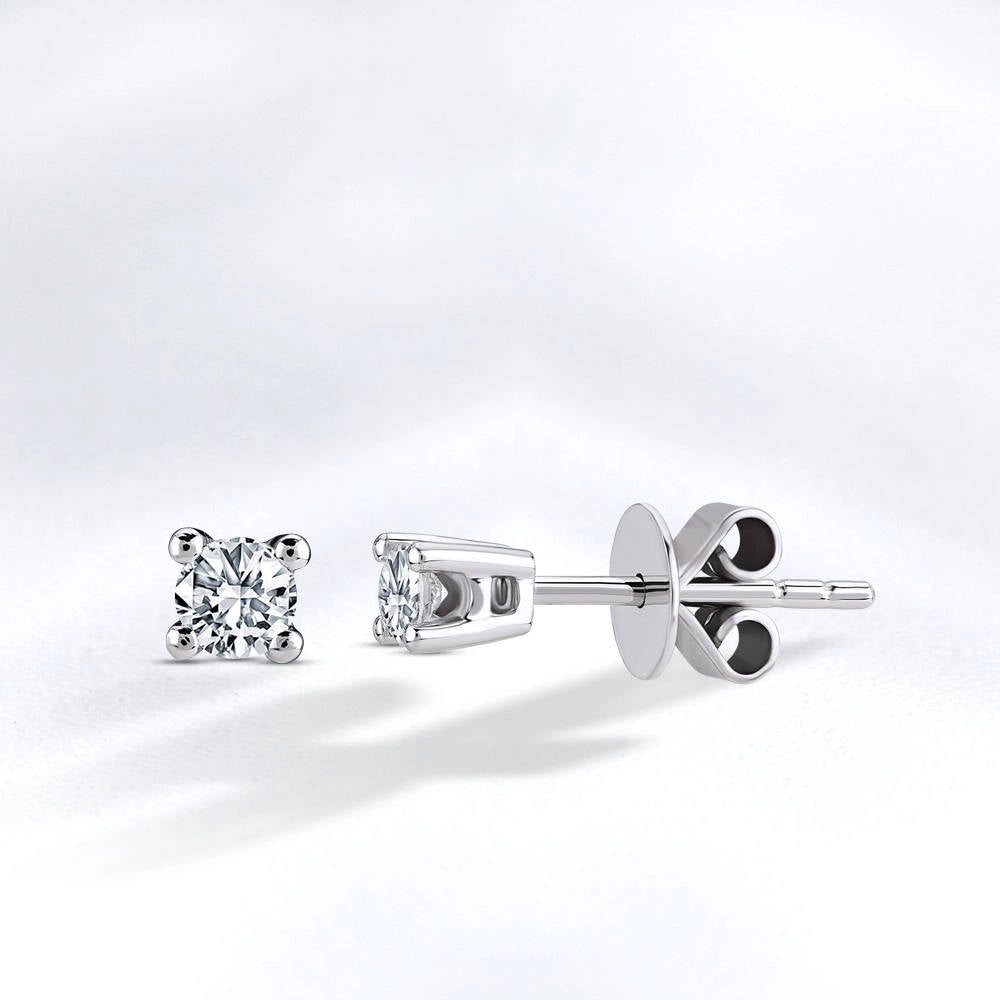 Solitär Diamant Ohrstecker
