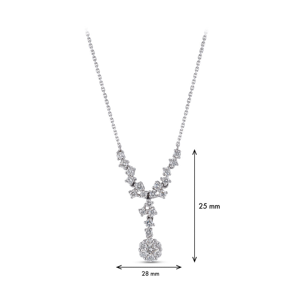 0.71 ct. Reina Diamant Halskette