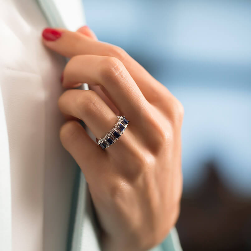 1.25 ct. Saphir Ring