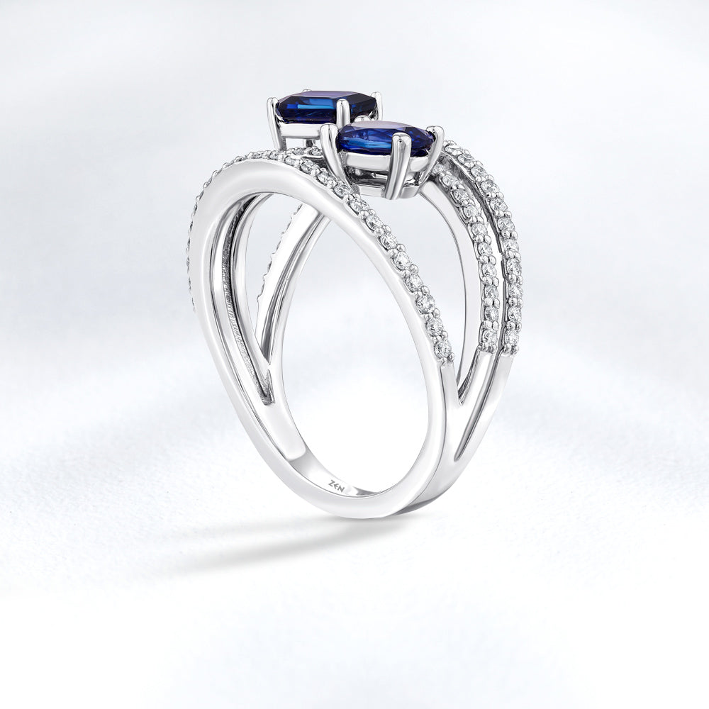 1.47 ct. Saphir Ring