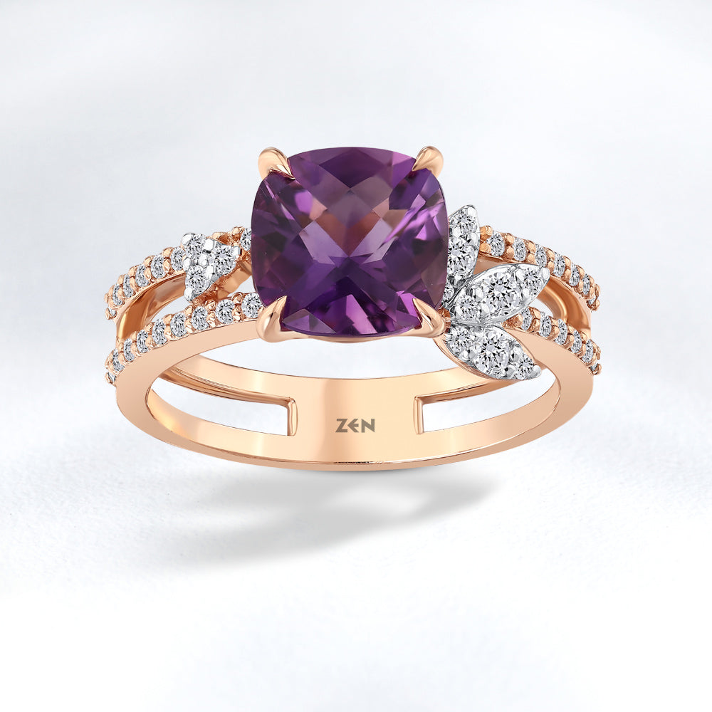 2.01 ct. Amethyst Ring
