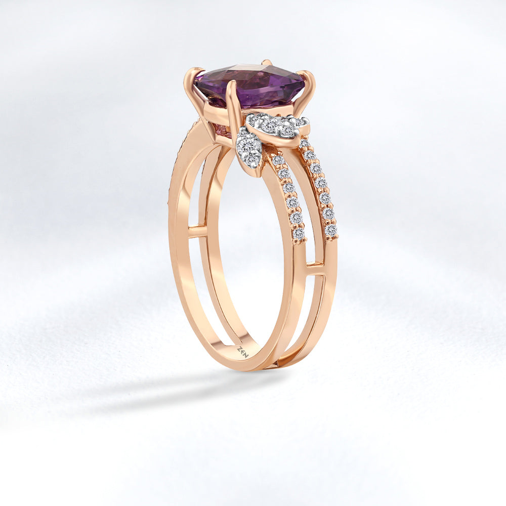 2.01 ct. Amethyst Ring