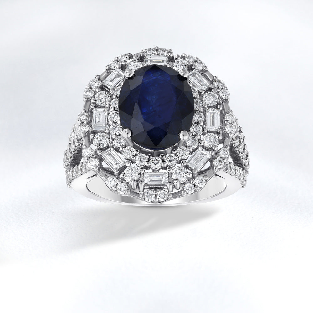 3.15 ct. Saphir Ring