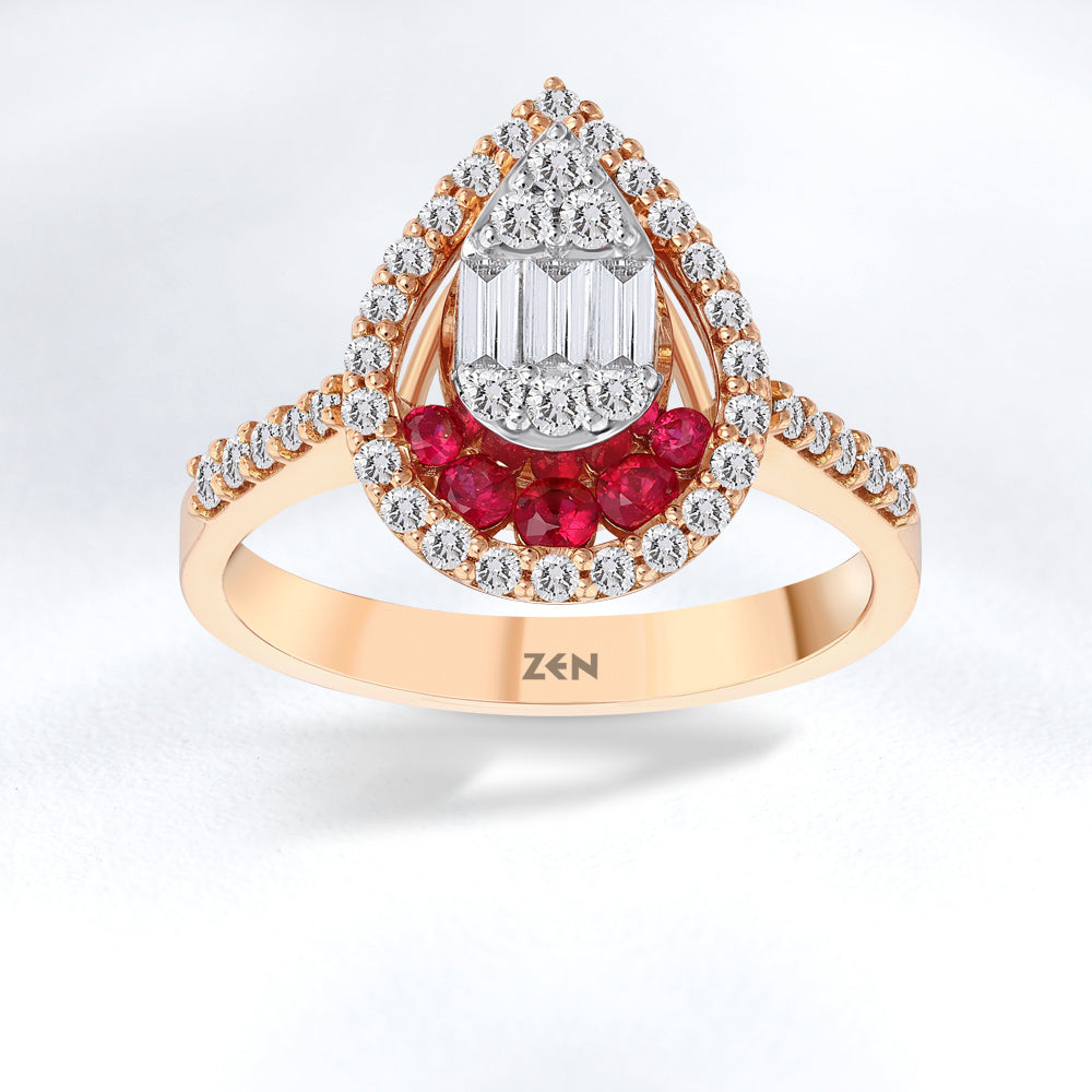 0.68 ct. Rubin Ring