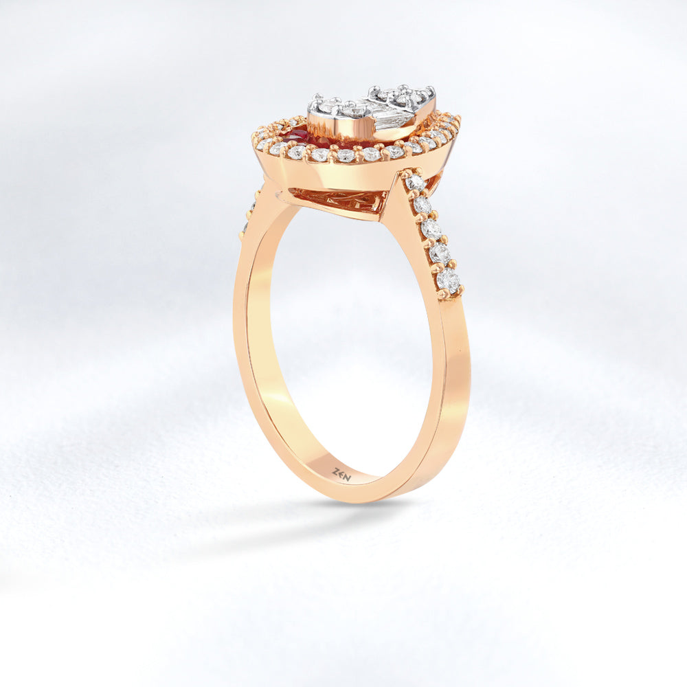 0.68 ct. Rubin Ring