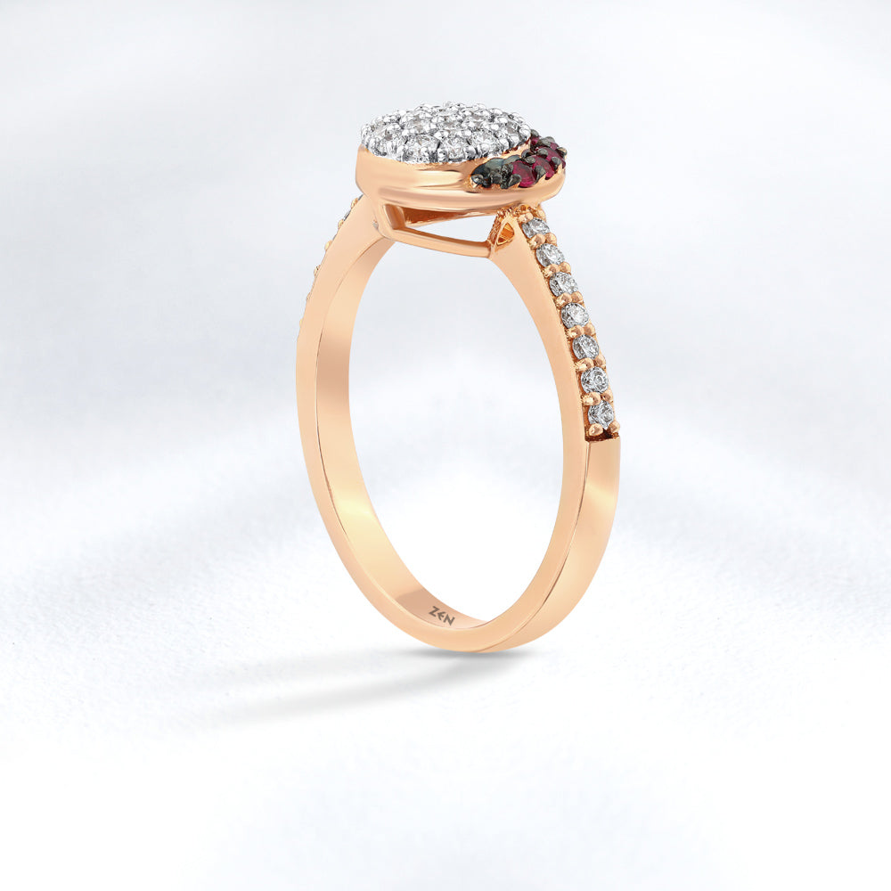 0.39 ct. Rubin Ring