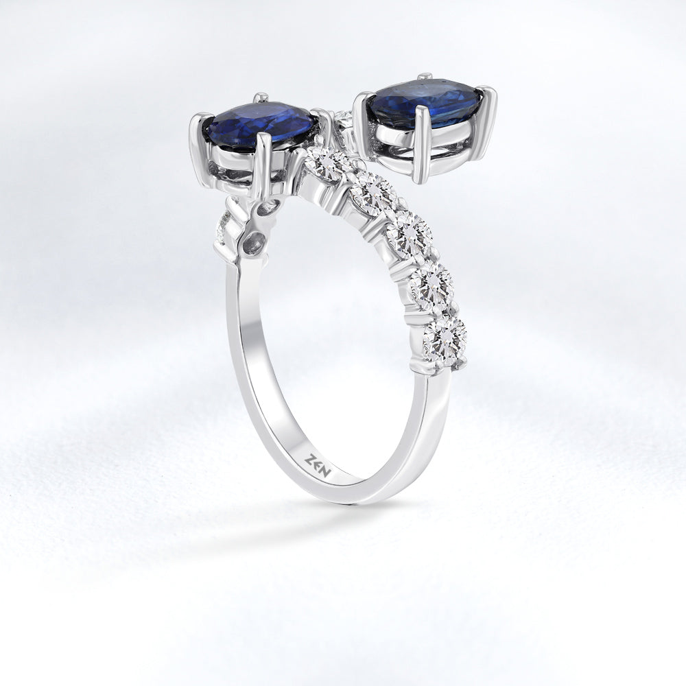 2.31 ct. Saphir Ring