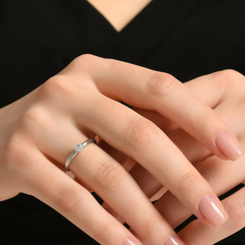 0.31 ct. Solitär Diamant Verlobungsring