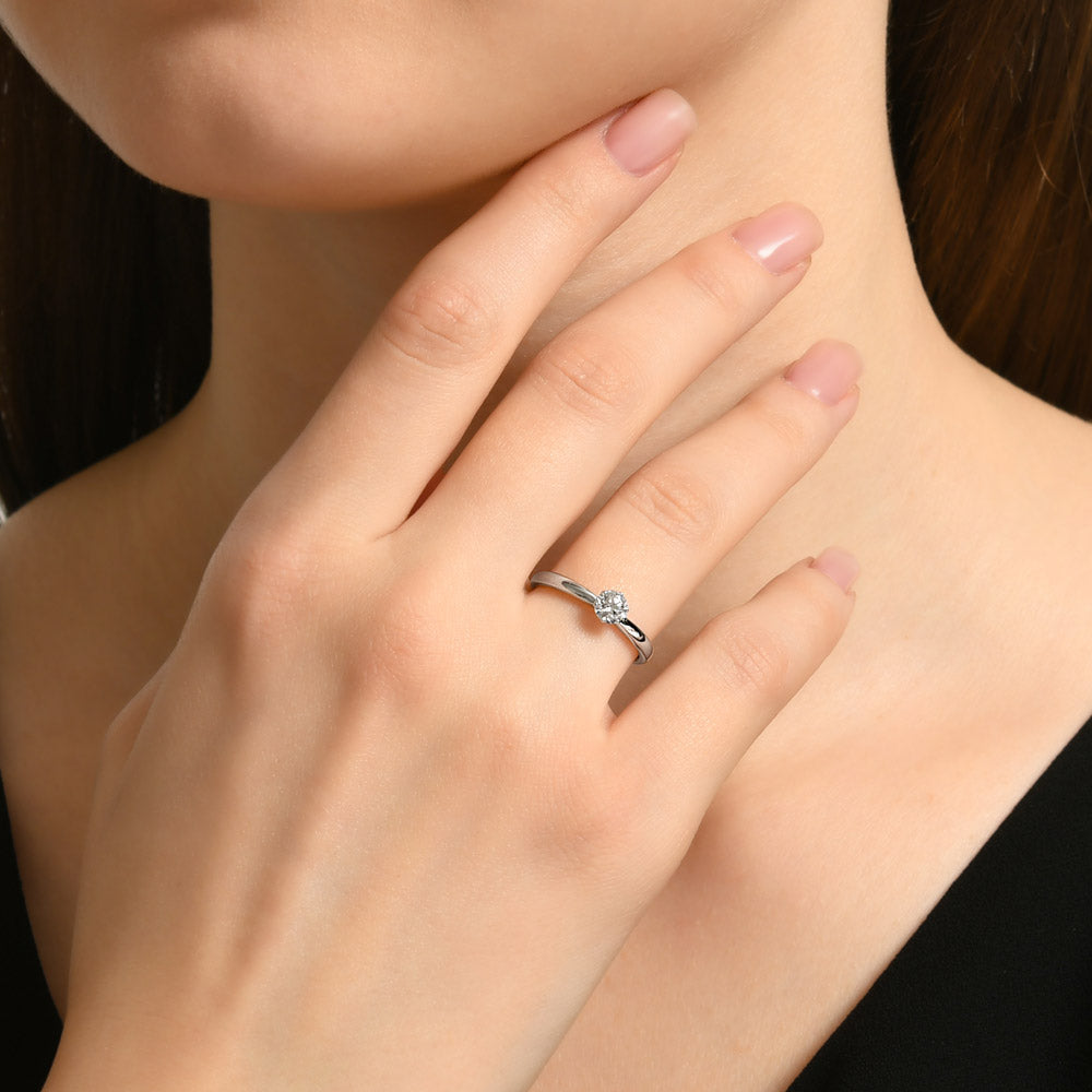 0.41 ct. Solitaire Diamond Engagement Ring