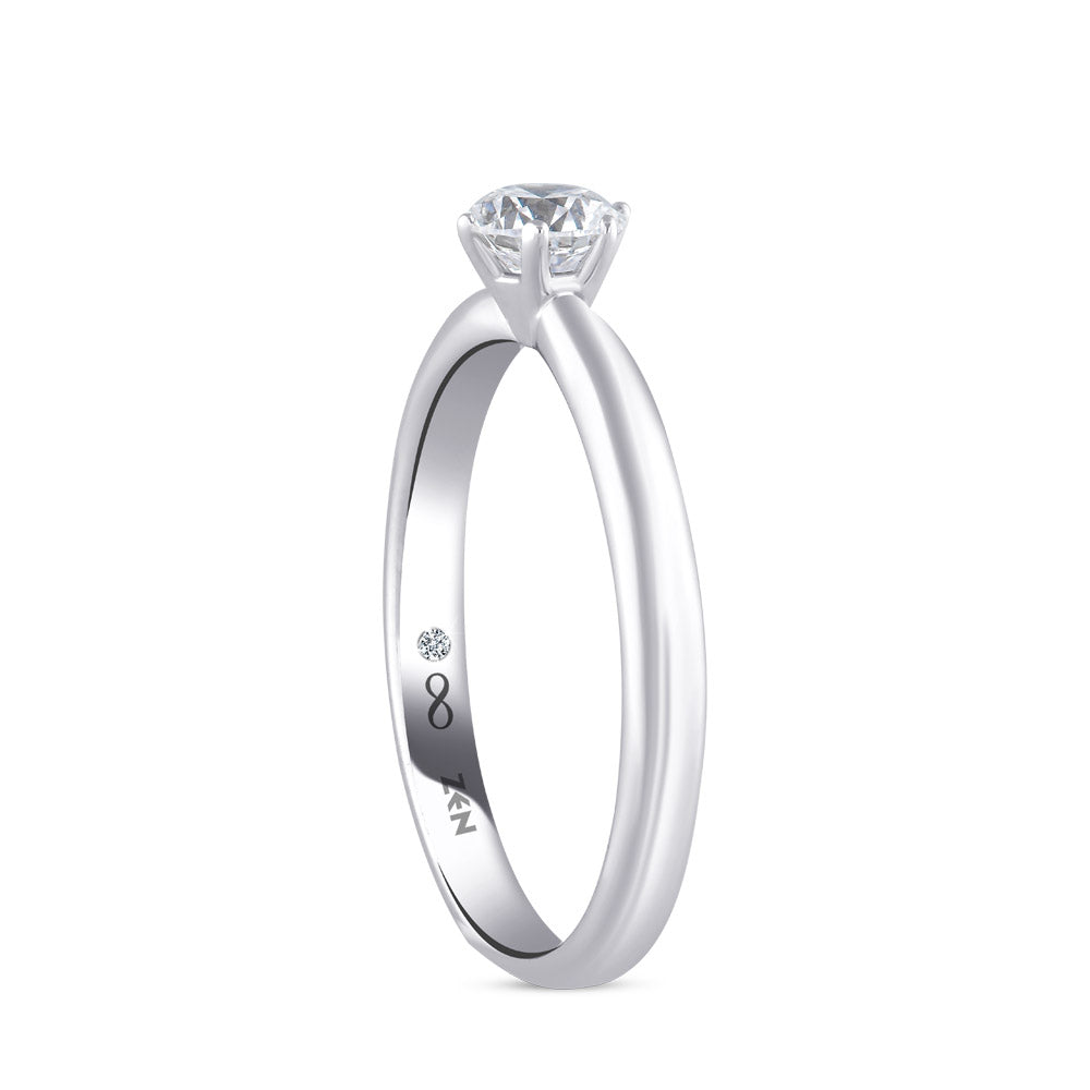 0.41 ct. Solitaire Diamond Engagement Ring