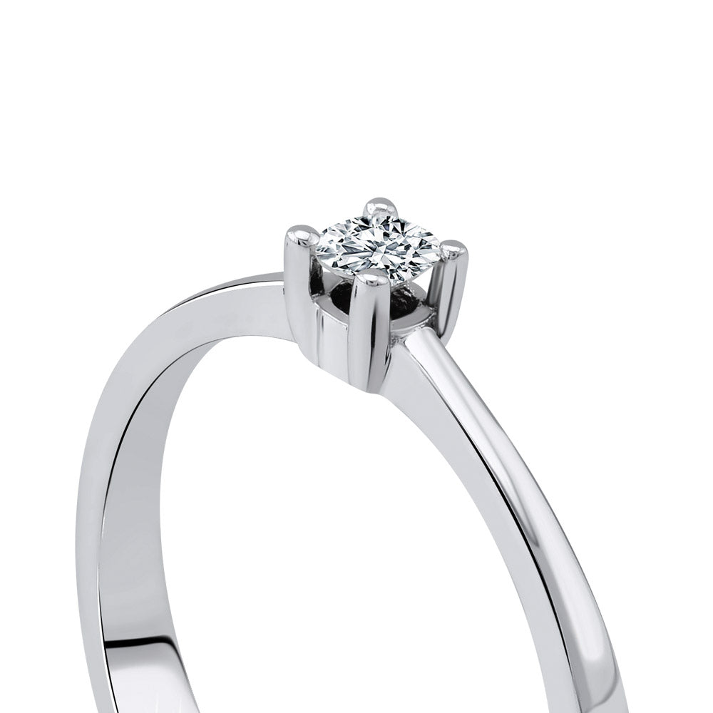 0.16 ct. Solitär Diamant Verlobungsring