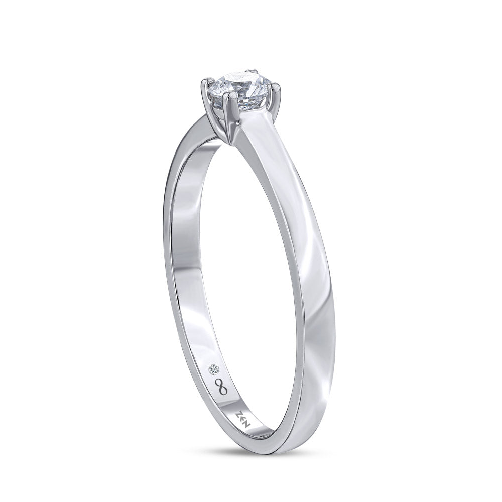 0.21 ct. Solitaire Diamond Engagement Ring