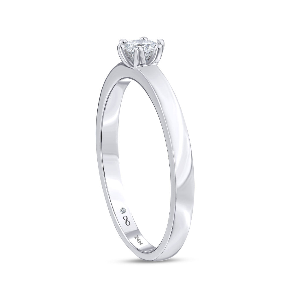 0.21 ct. Solitär Diamant Verlobungsring