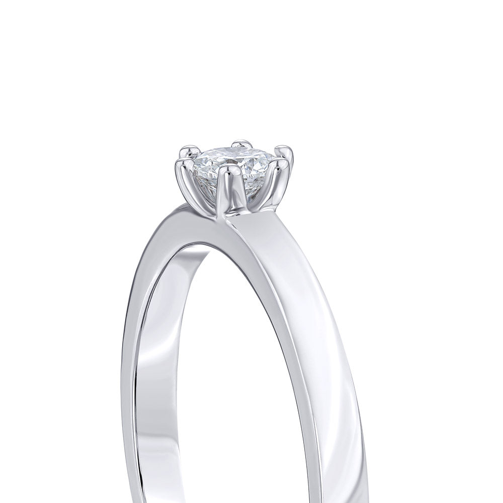 0.21 ct. Solitär Diamant Verlobungsring