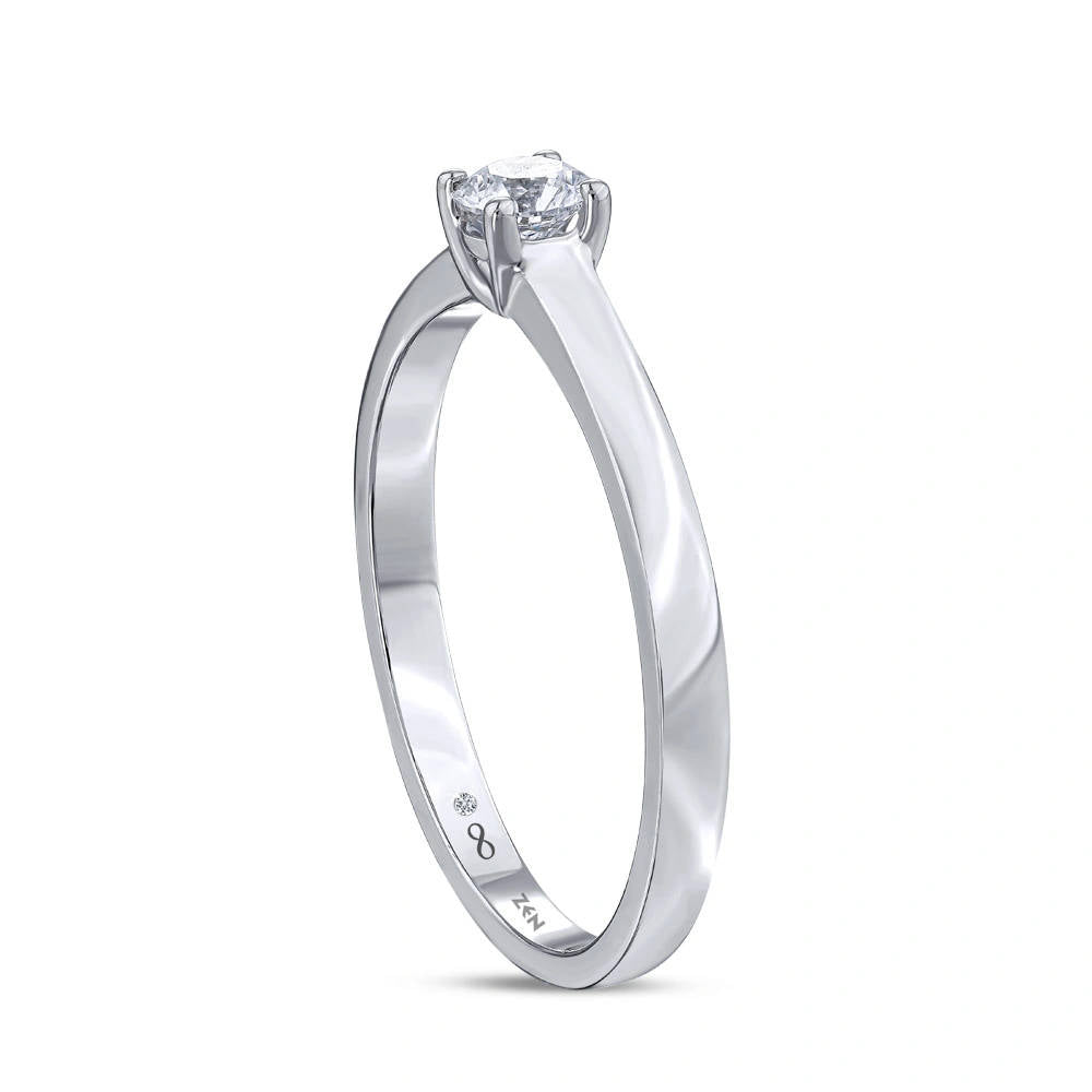 0.41 ct. Solitär Diamant Verlobungsring
