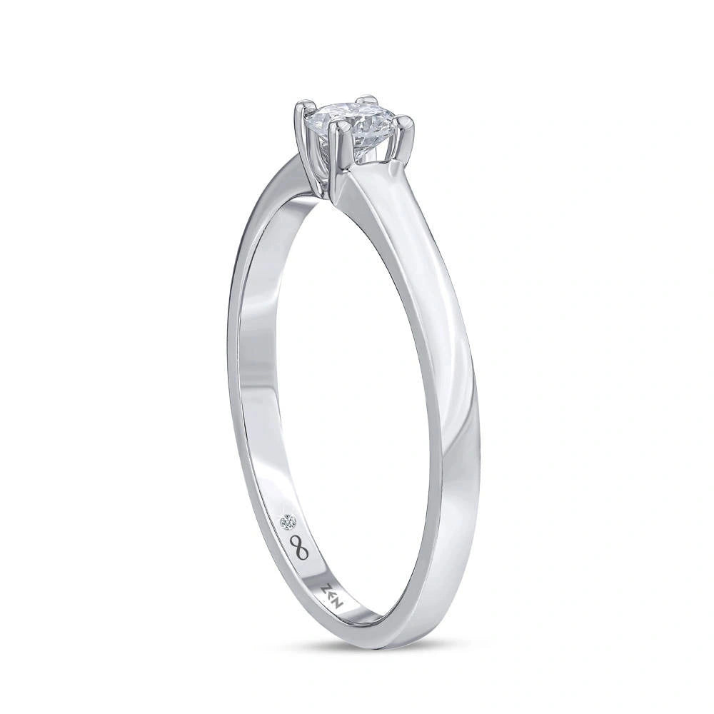 0.31 ct. Solitaire Diamond Engagement Ring