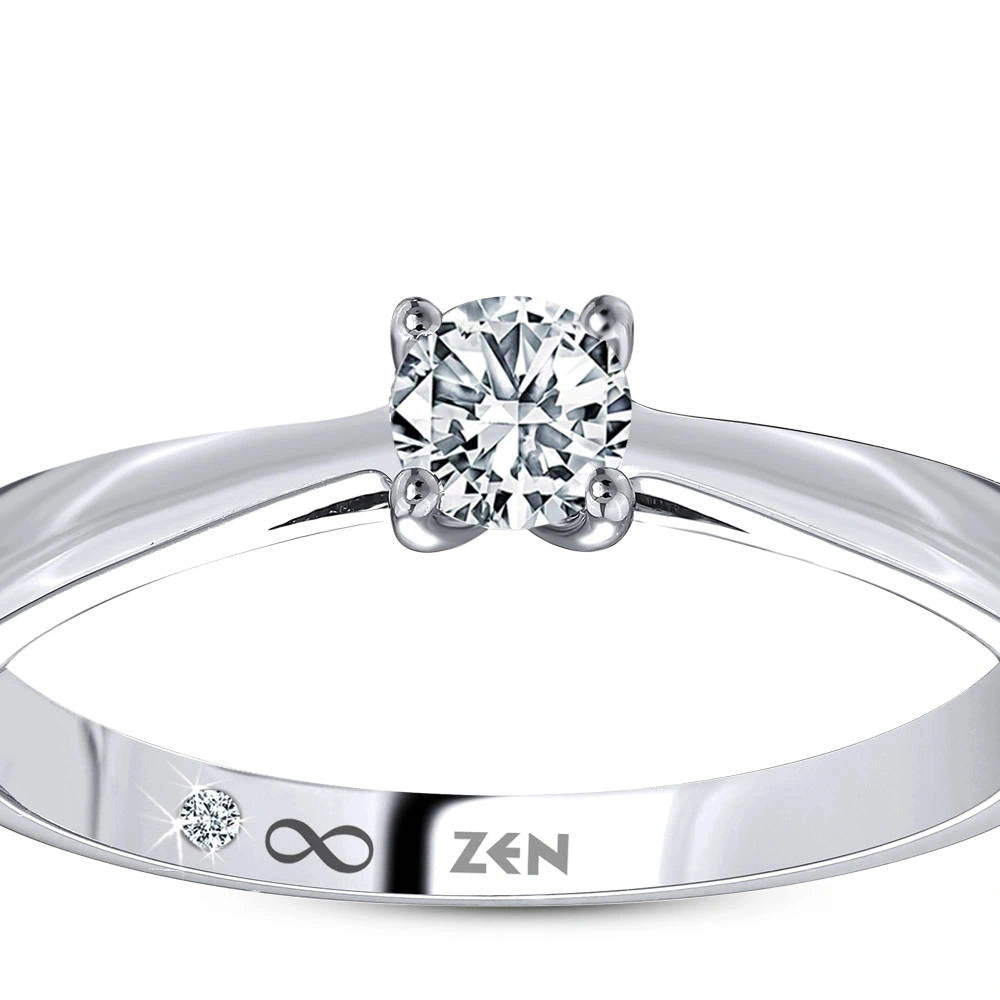 0.31 ct. Solitär Diamant Verlobungsring