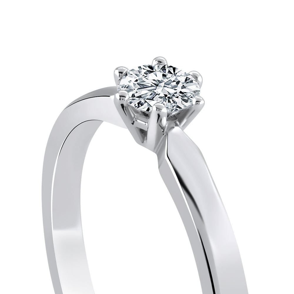 0.24 ct. Solitaire Diamond Engagement Ring