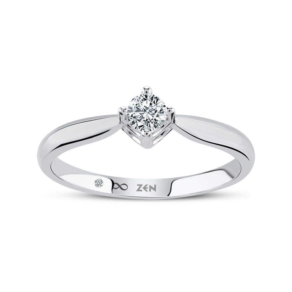 0.15 ct. Solitär Diamant Verlobungsring