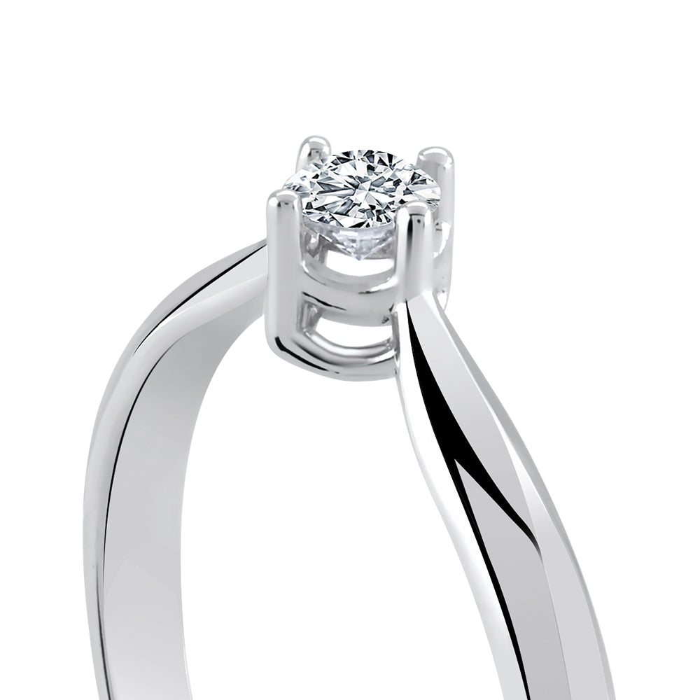 0.15 ct. Solitär Diamant Verlobungsring
