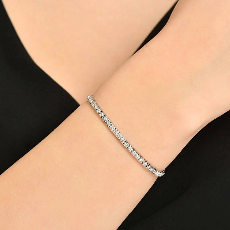1.00 ct. Diamant Tennisarmband