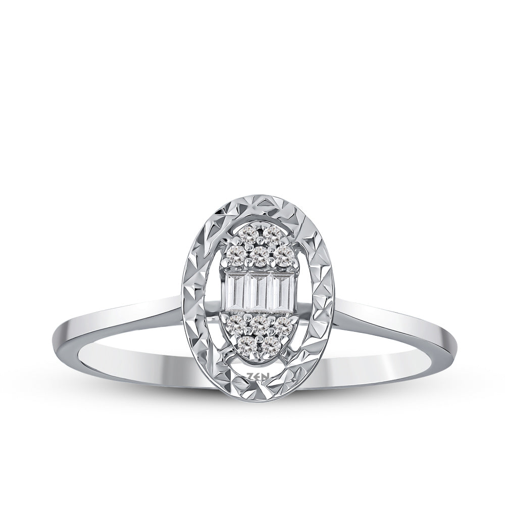 0.10 ct. Brillant Diamantring