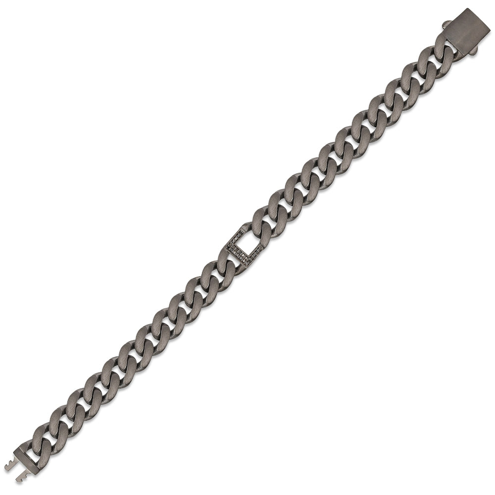 0.11 ct. Schwarz Diamantarmband