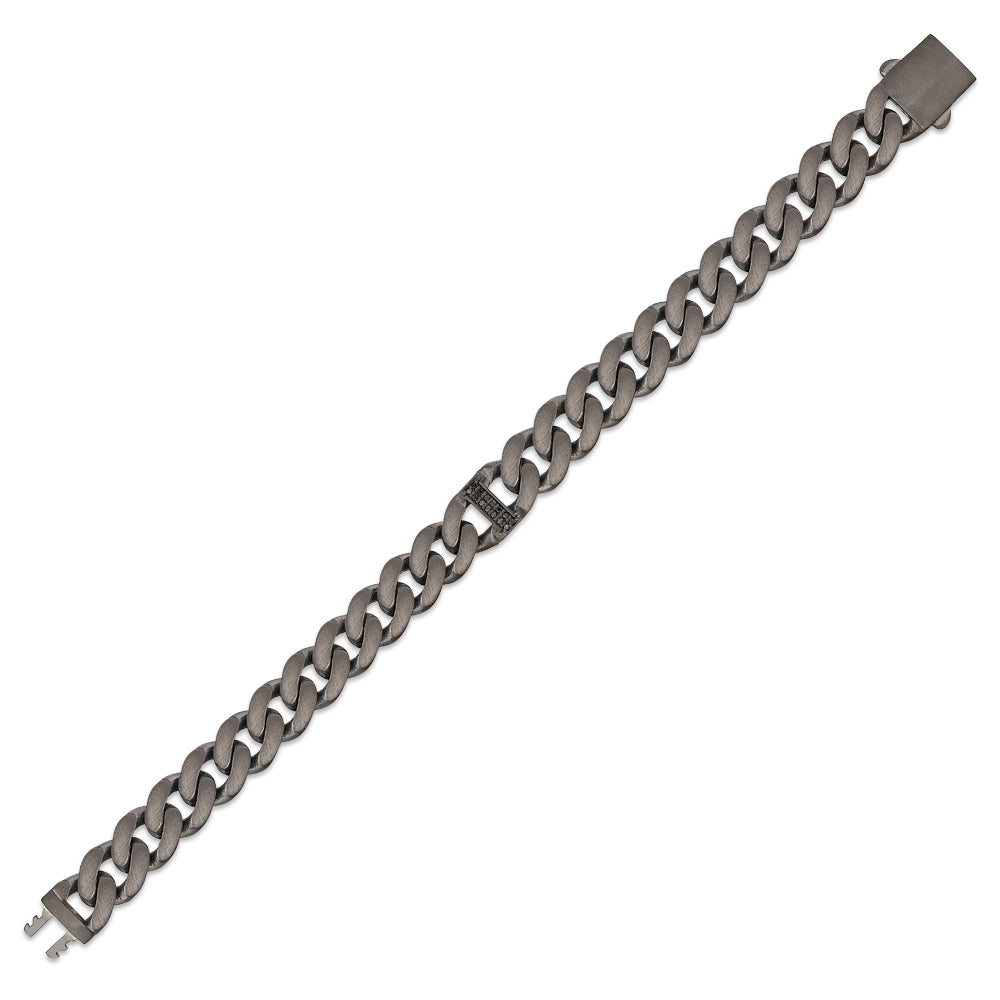 0.07 ct. Schwarz Diamantarmband