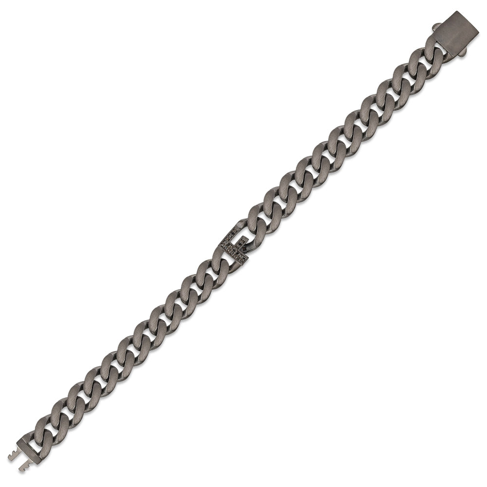 0.09 ct. Schwarz Diamantarmband
