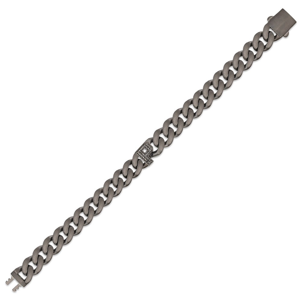 0.12 ct. Schwarz Diamantarmband