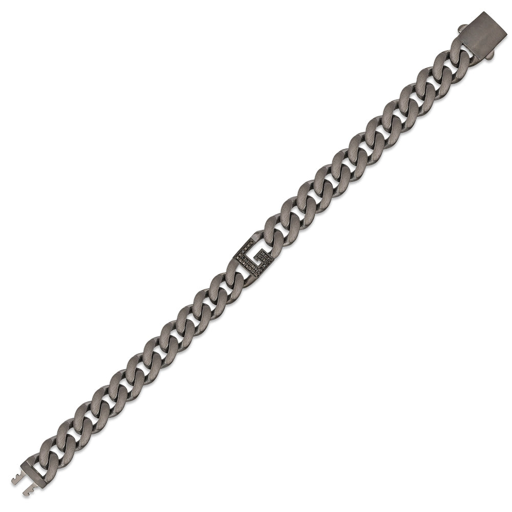 0.13 ct. Schwarz Diamantarmband