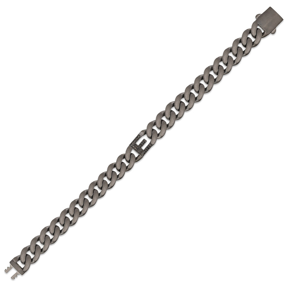 0.13 ct. Schwarz Diamantarmband