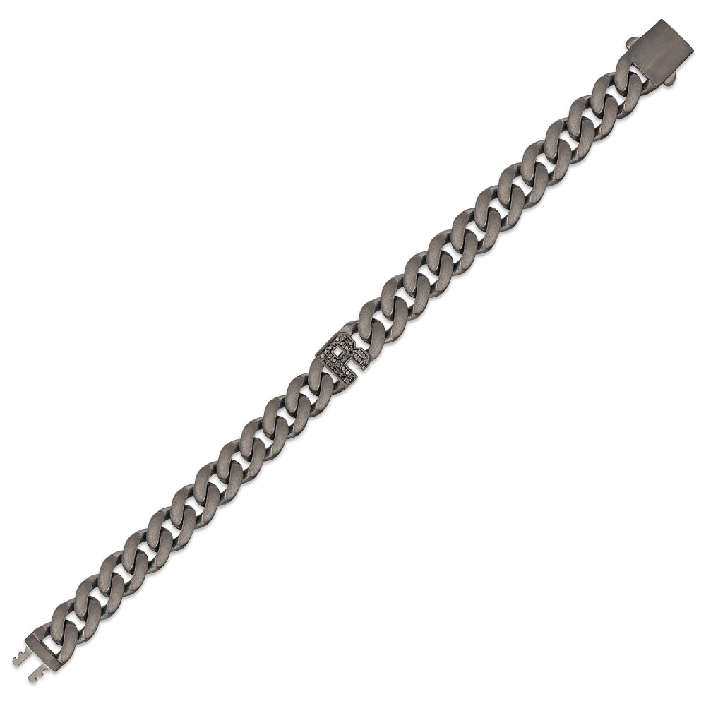 0.15 ct. Schwarz Diamantarmband