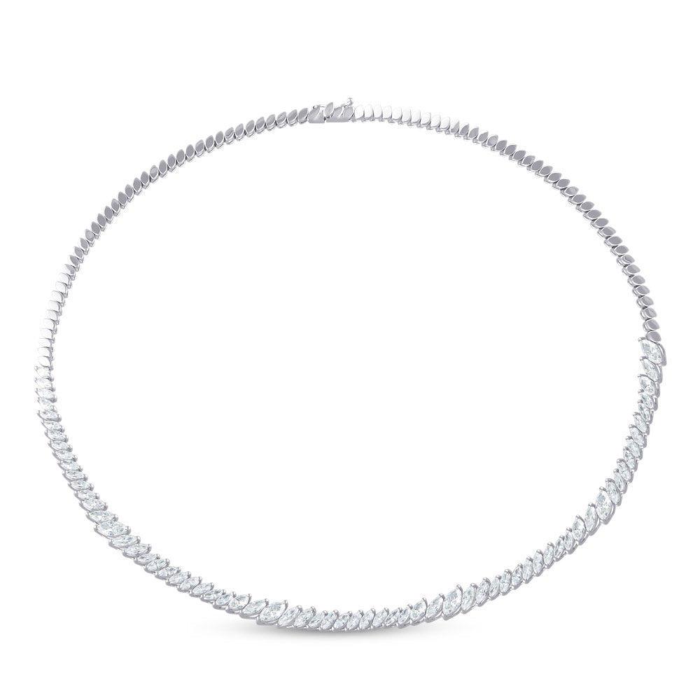 8.80 ct. Tennis Diamant Halskette