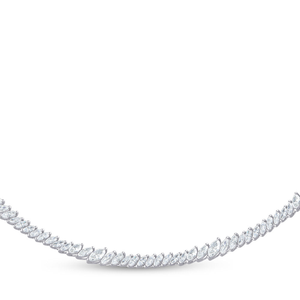 8.80 ct. Tennis Diamant Halskette