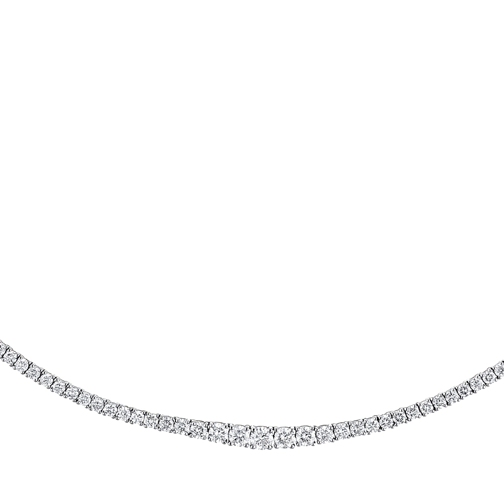 3.25 ct. Tennis Diamant Halskette