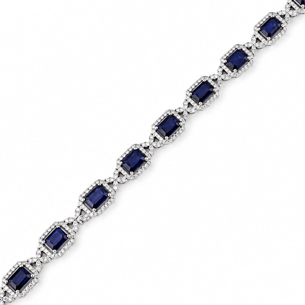 11.27 ct. Saphirarmband