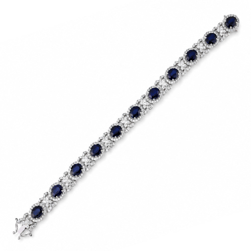 23.22 ct. Saphirarmband