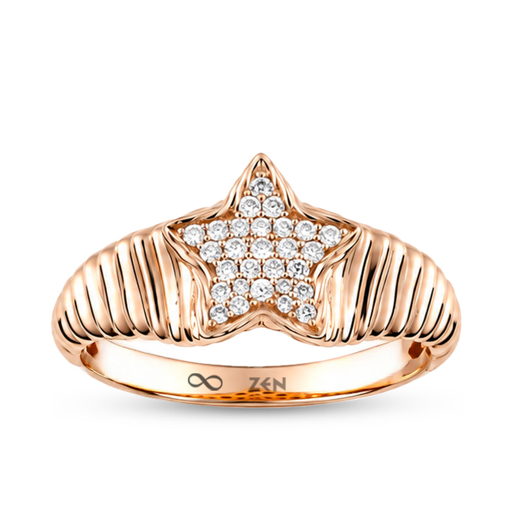 0.08 ct. Brillant Diamantring