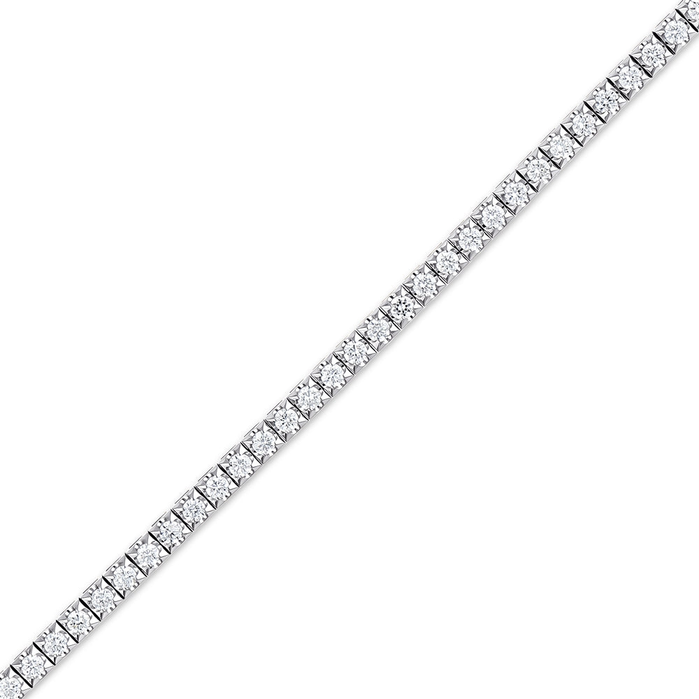 2.50 ct. Tennis Diamantarmband