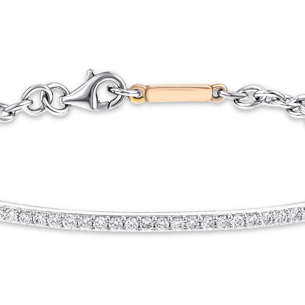 0.72 ct. Diamant Tennisarmband