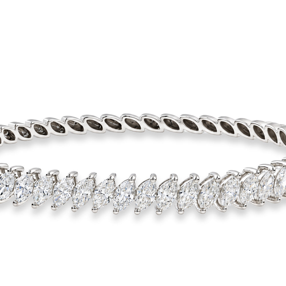 5.07 ct. Marquise Diamantarmband