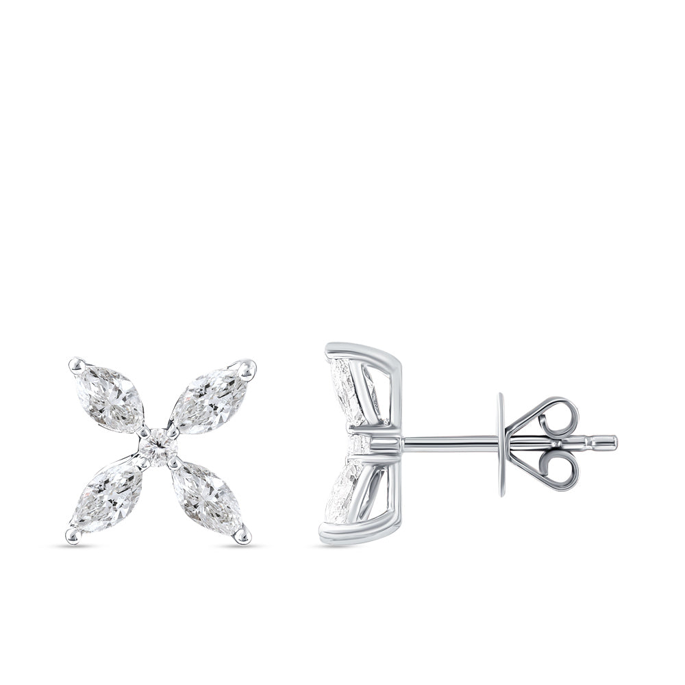 1.11 ct. Fiore Diamant Ohrstecker