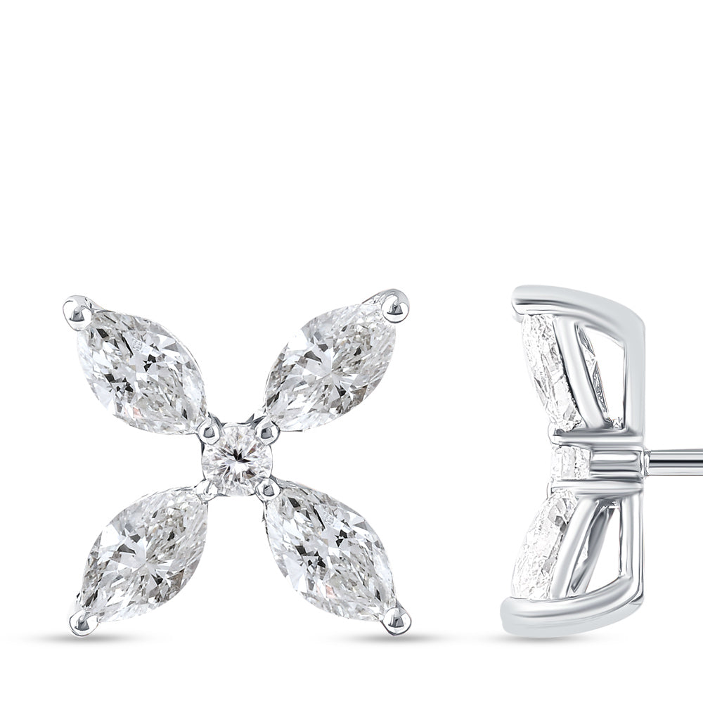 1.18 ct. Fiore Diamant Ohrstecker