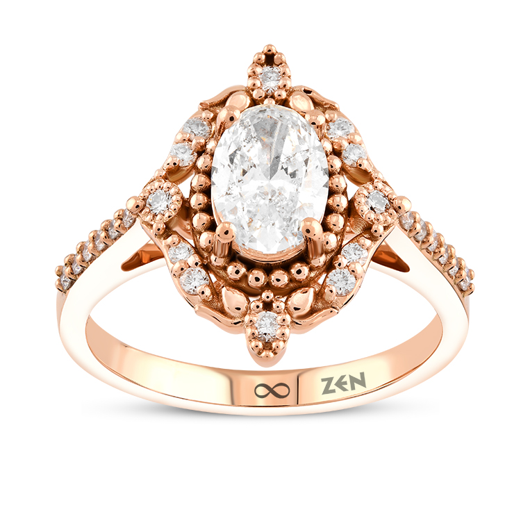 0.88 ct. Design Diamantring