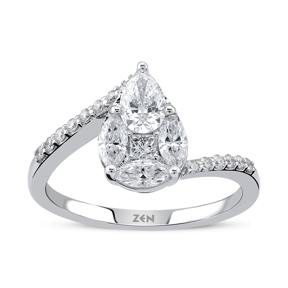 0.70 ct. Design Diamantring