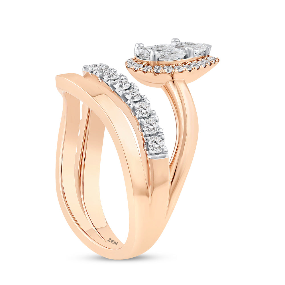 0.81 ct. Design Diamantring