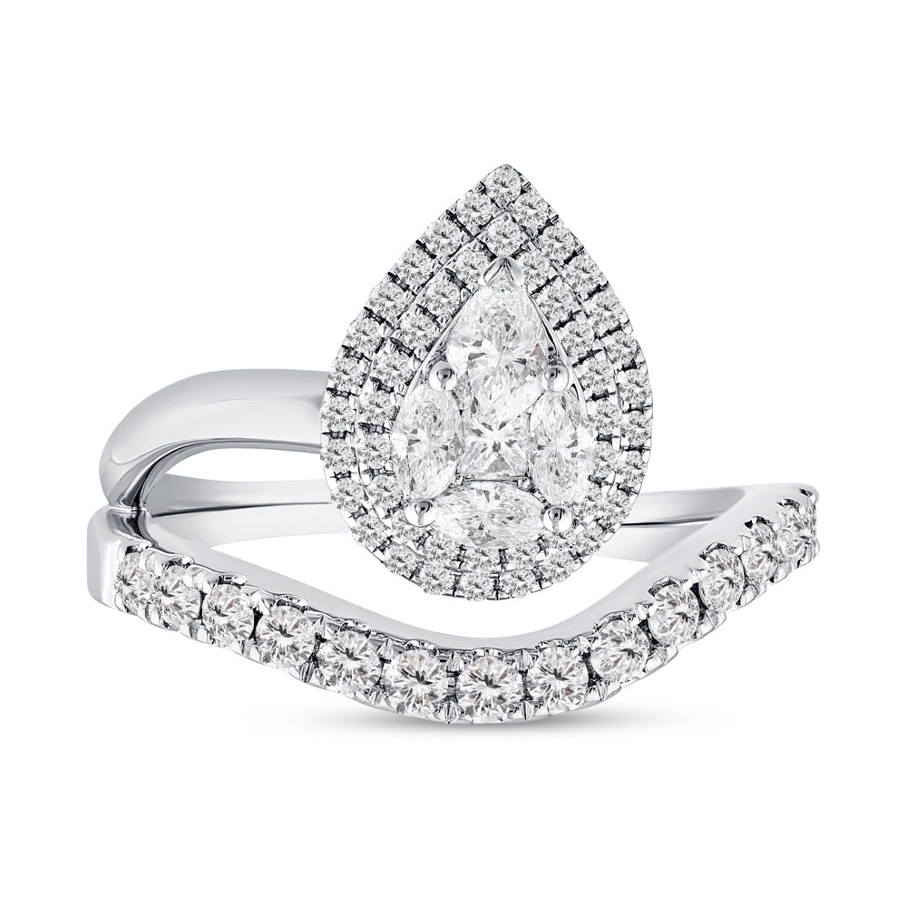 0.96 ct. Design Diamantring
