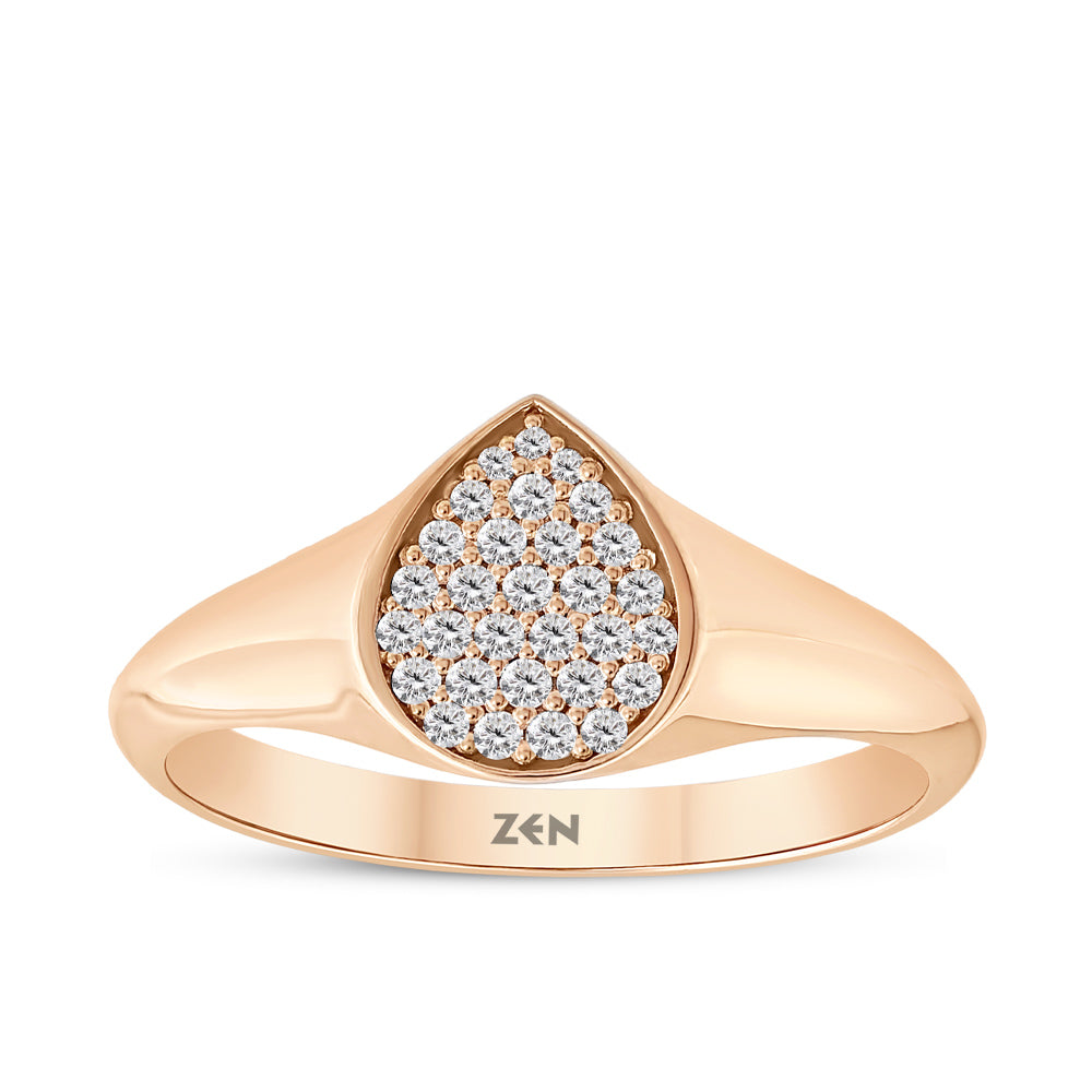 0.10 ct. Brillant Diamantring